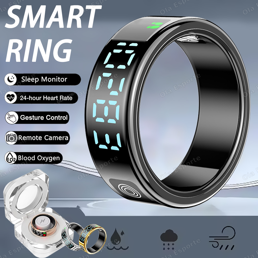 Daith Heart Ring - SR08 Smart Ring with Charging Box