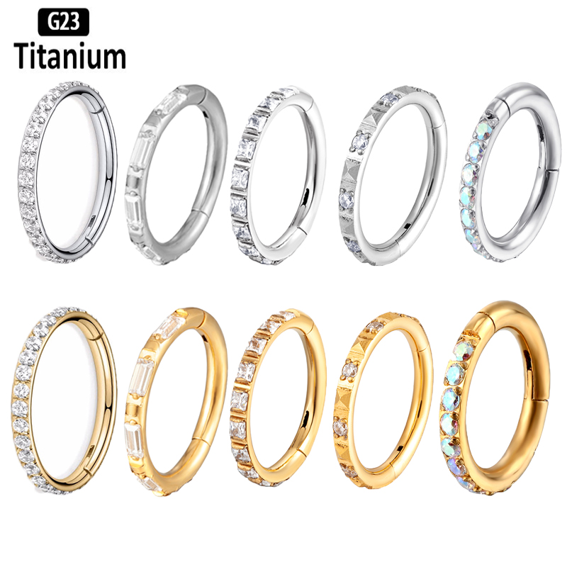 ASTM F136 Titanium Earrings Hi - Body Jewelry Quality avaliação e preço