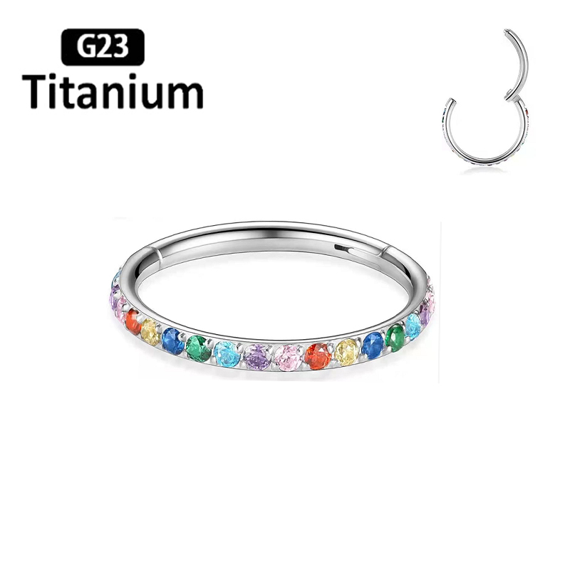 ASTM F136 Titanium Earrings Hi - Body Jewelry Quality avaliação e preço