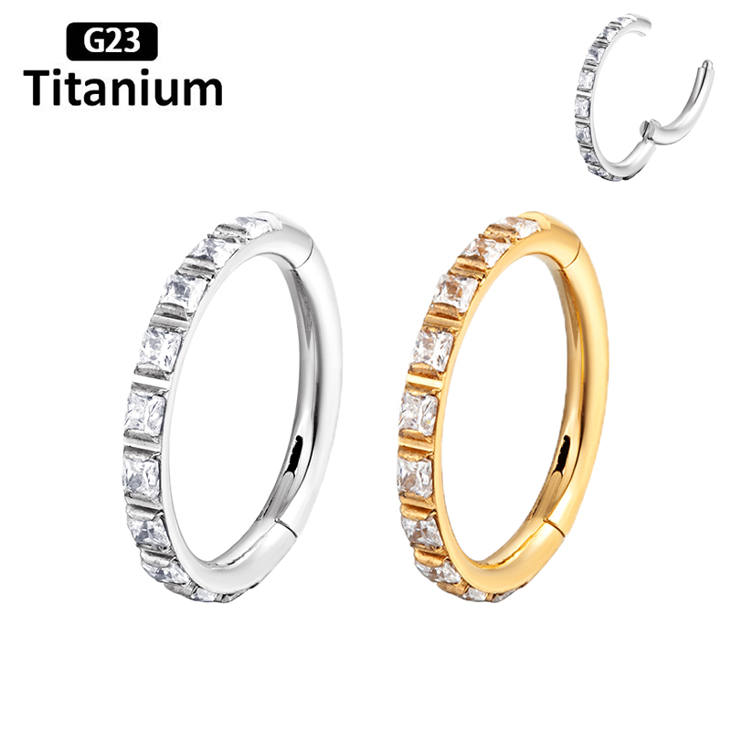 ASTM F136 Titanium Earrings Hi - Body Jewelry Quality avaliação e preço