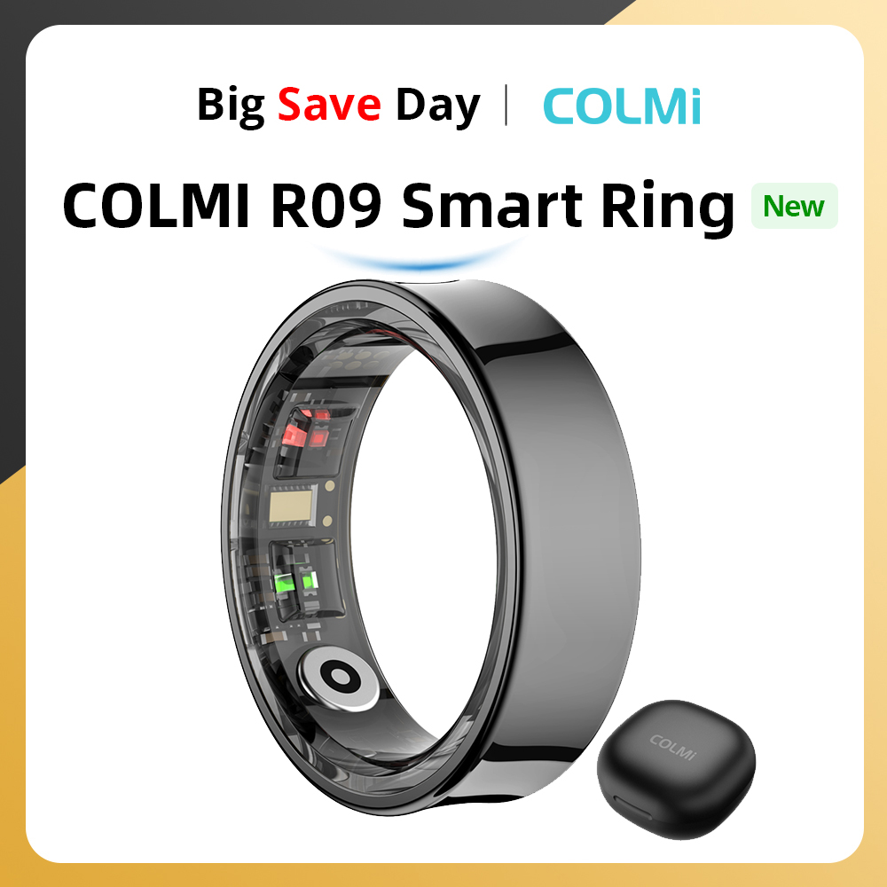 2024 COLMI R09 Smart Ring Men  - Daith Heart Ring avaliação e preço