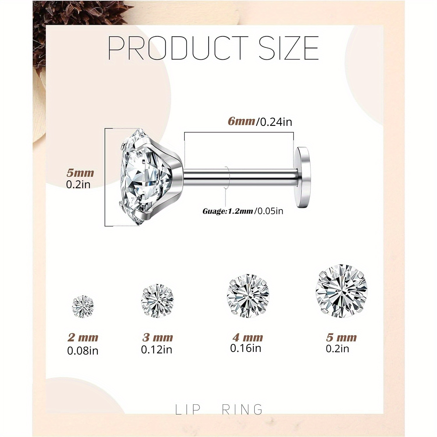 Drperfect Stainless Steel 16G  - Helix Cartilage Ring avaliação e preço