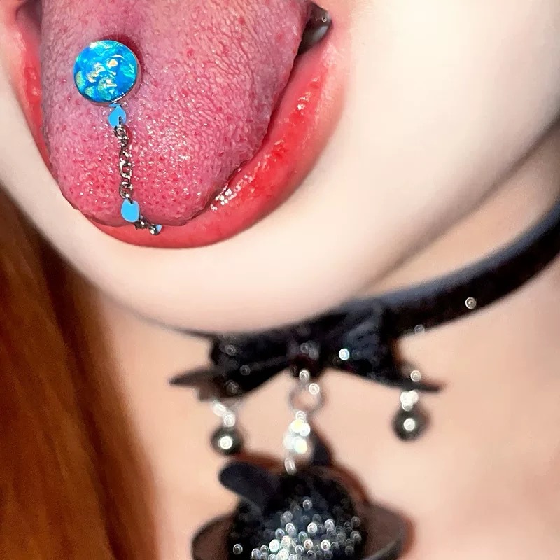 1Pc High-Quality Trendy Blue G - Body Jewelry Quality avaliação e preço
