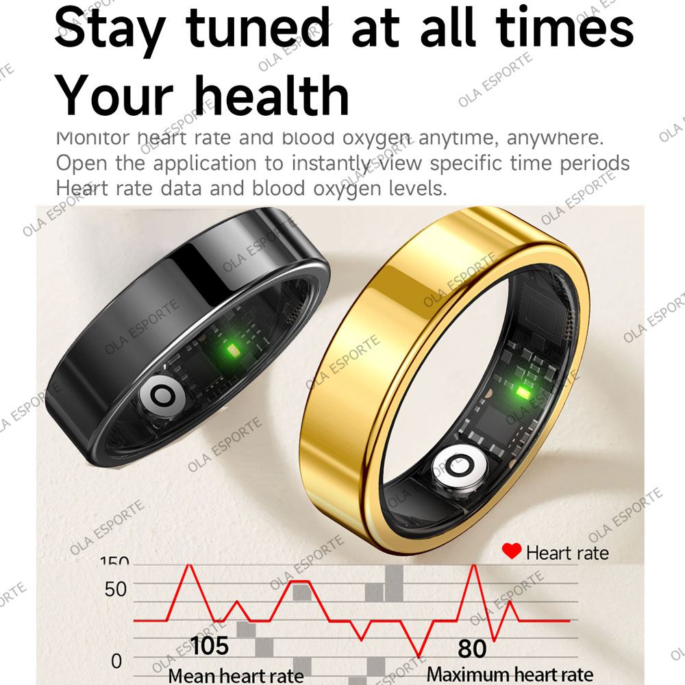 2026 New Smart Ring Heart Rate - Daith Heart Ring avaliação e preço