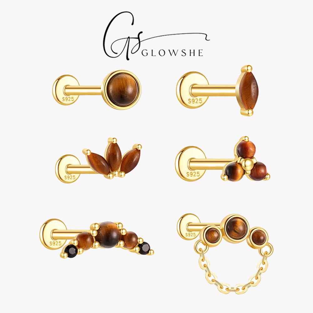 Glowshe 100% 925 Sterling Silv - Body Jewelry Quality avaliação e preço