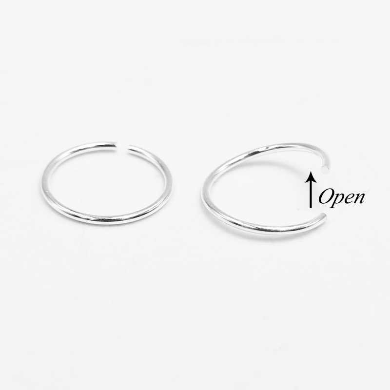 925 sterling silver Nose Ring  - Helix Cartilage Ring avaliação e preço