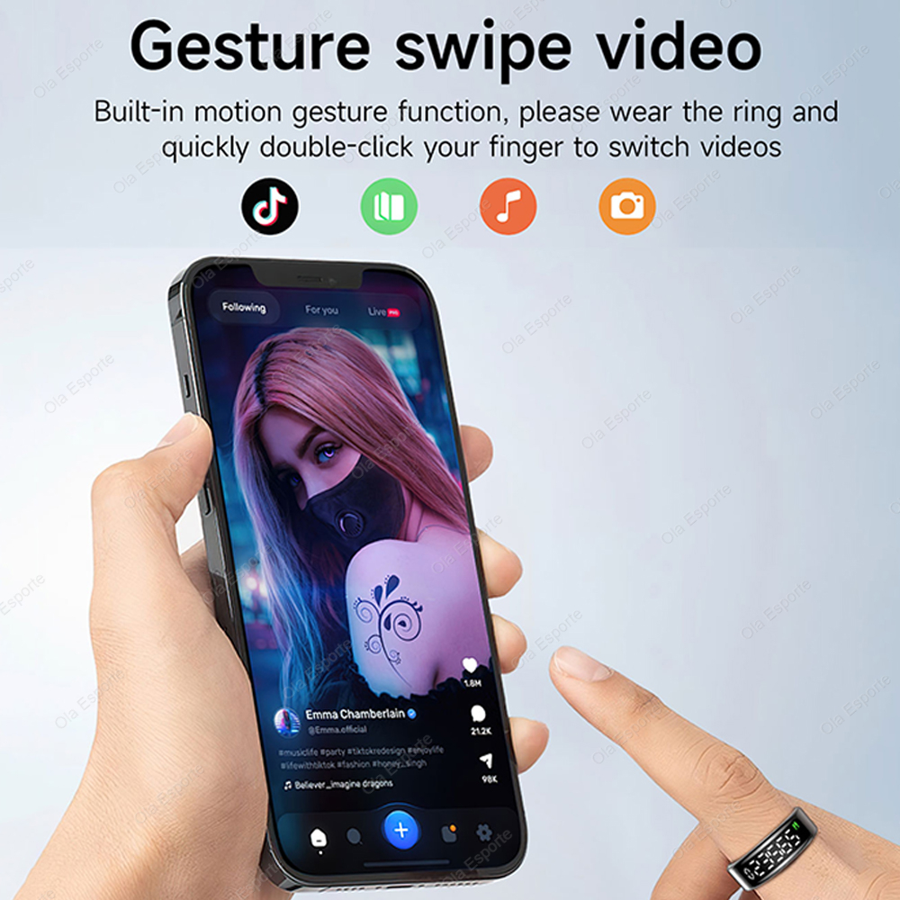 For Xiaomi Smart Ring Display  - Daith Heart Ring avaliação e preço