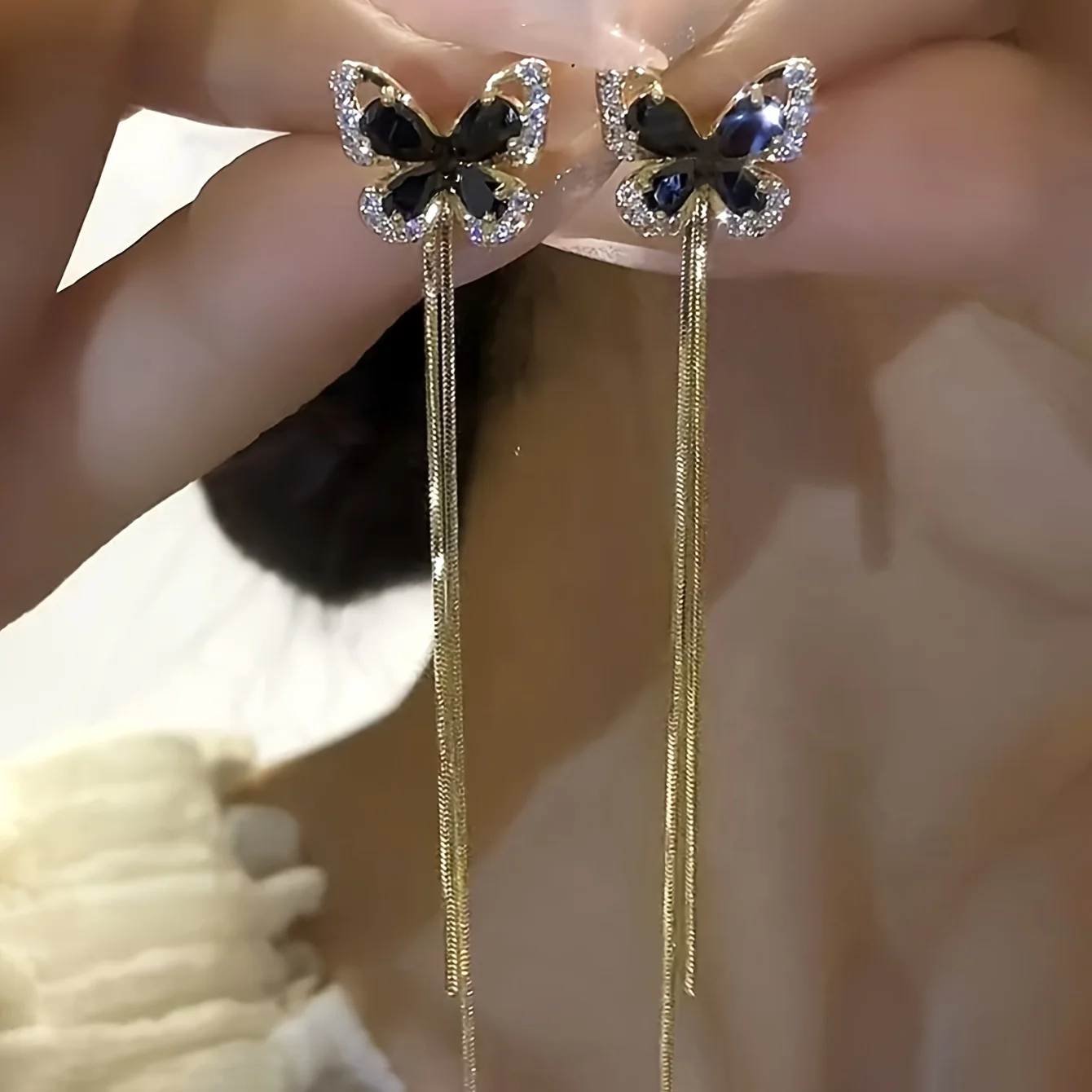 [NEW] A 2pcs, black butterfly  - Body Jewelry Quality avaliação e preço