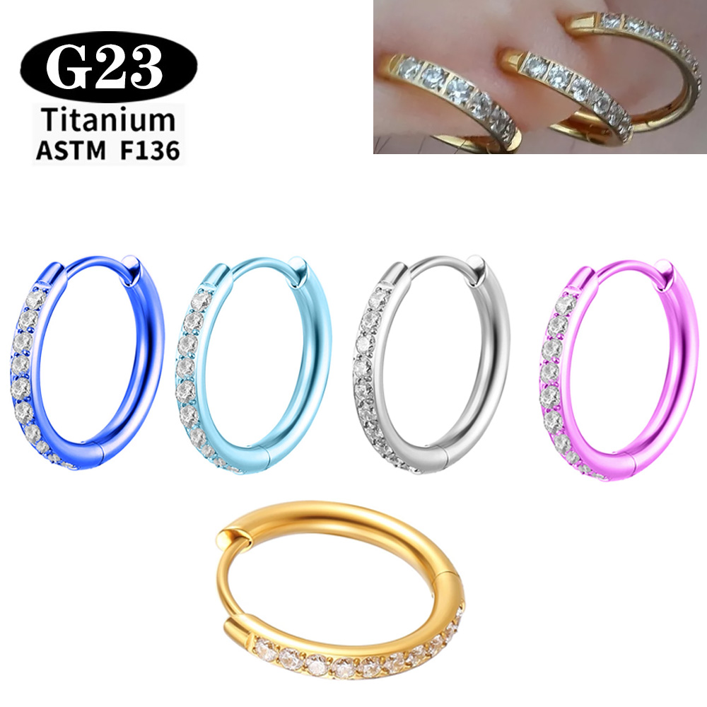 ASTM F136 G23 Titanium arring  - Body Piercing Quality Jewelry avaliação e preço