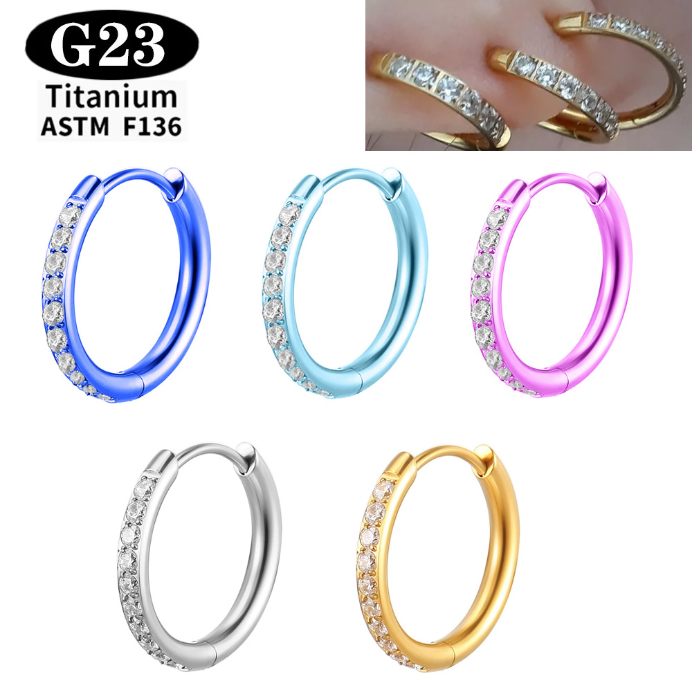 ASTM F136 G23 Titanium arring  - Body Piercing Quality Jewelry avaliação e preço