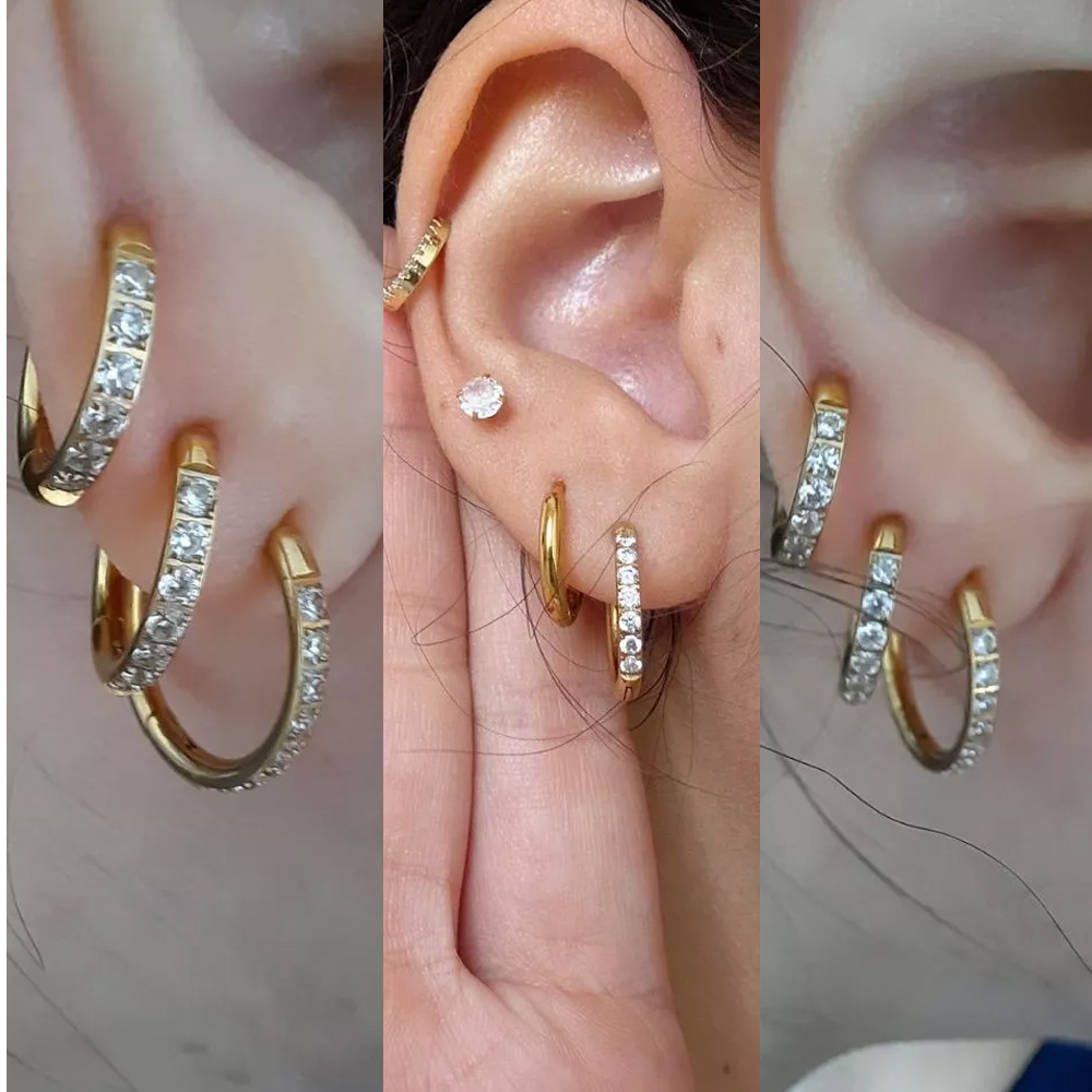 ASTM F136 G23 Titanium arring  - Body Piercing Quality Jewelry avaliação e preço