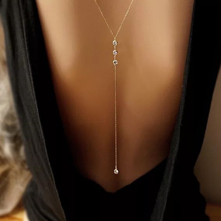 New Rhinestone Sexy Women's Ba - Body Chain Jewelry avaliação e preço