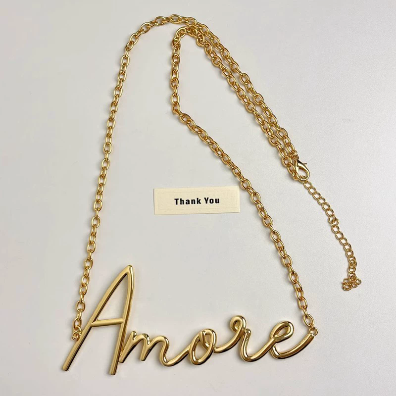 2025 New Retro Gold Letter Wai - Body Chain Jewelry avaliação e preço