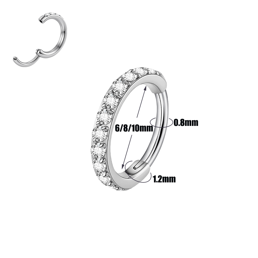 1PC 316L Stainless Steel High  - Body Piercing Quality Jewelry avaliação e preço