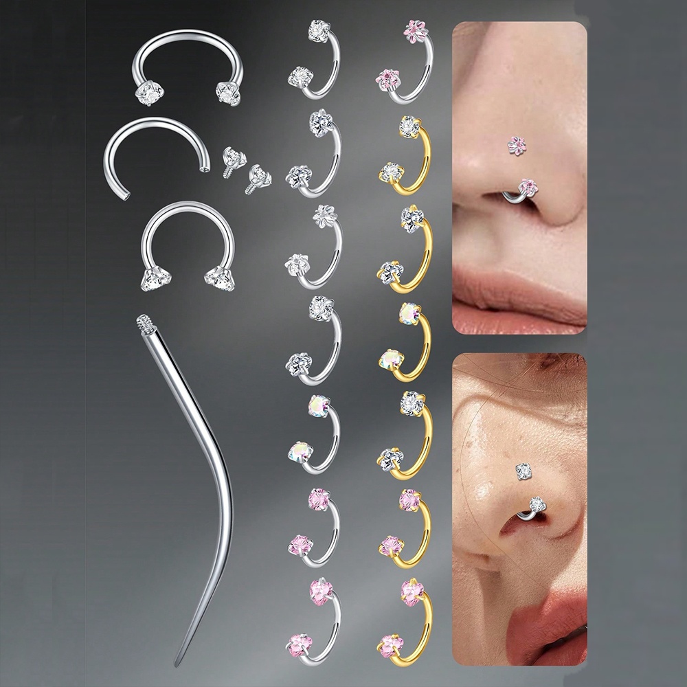 Septum Rings Piercing Stainles - Helix Cartilage Ring avaliação e preço