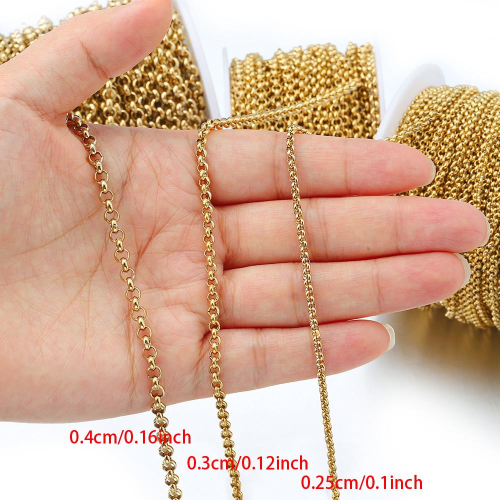 1 meter 2-4mm Stainless Steel  - Body Chain Jewelry avaliação e preço