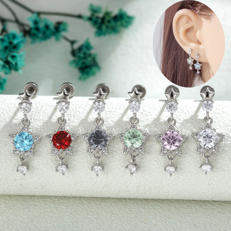 20Guage Stud Earrings for wome - Body Piercing Quality Jewelry avaliação e preço
