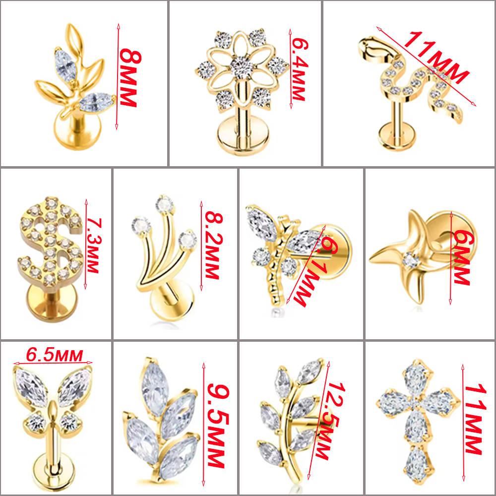 F136 Titanium Alloy High-Quali - Body Jewelry Quality avaliação e preço