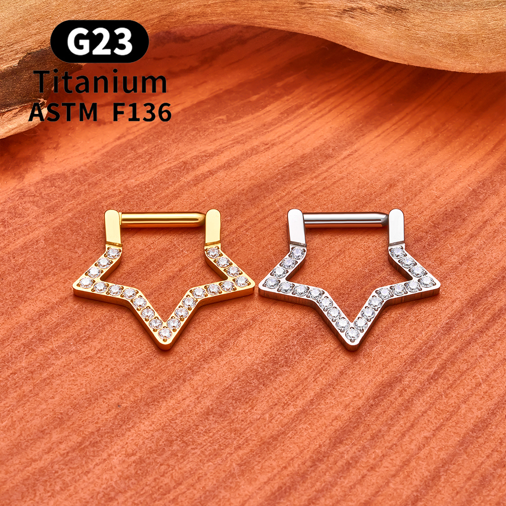ASTM F136 G23 Titanium Geometr - Helix Cartilage Ring avaliação e preço