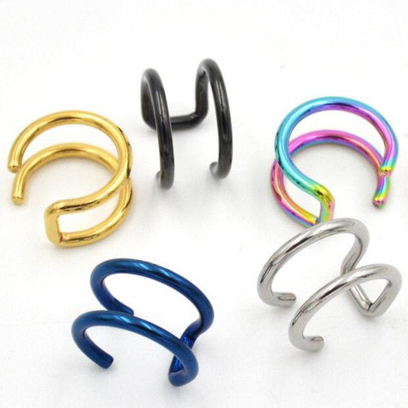 2Pcs 316L Stainless Steel Clip - Helix Cartilage Ring avaliação e preço