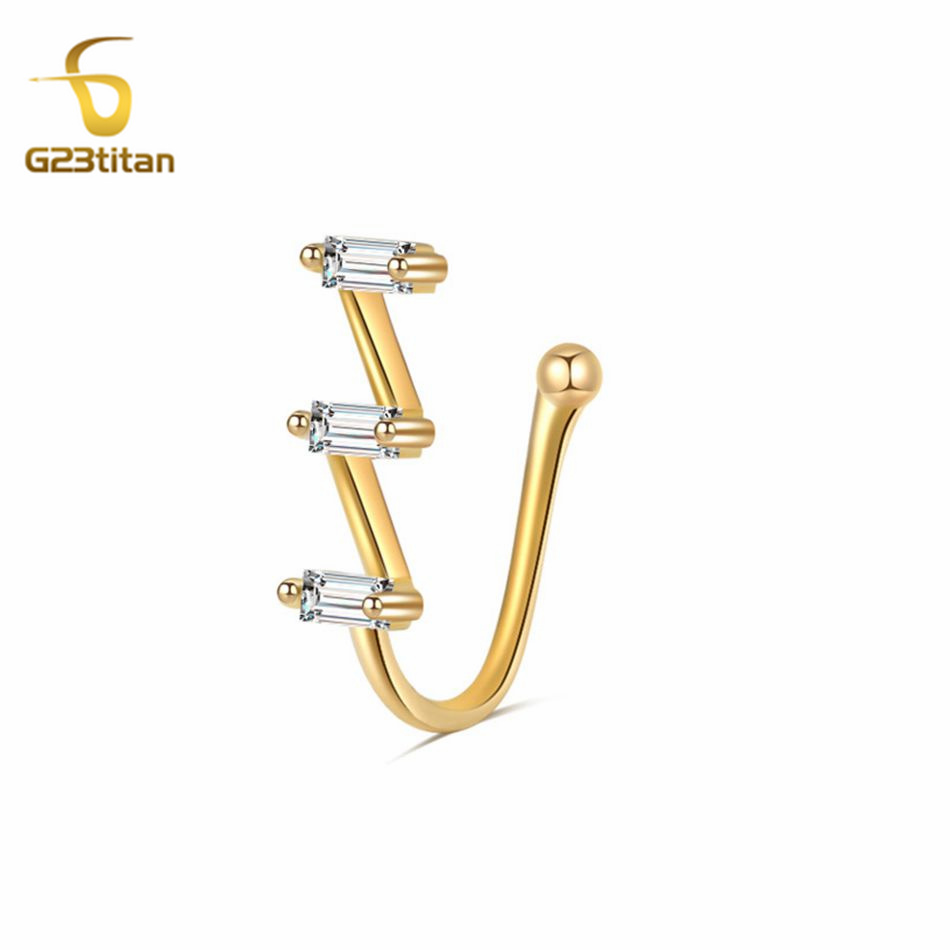 1pc Fake Nose Piercing Ring Wo - Helix Cartilage Ring avaliação e preço