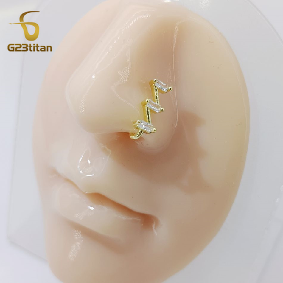1pc Fake Nose Piercing Ring Wo - Helix Cartilage Ring avaliação e preço
