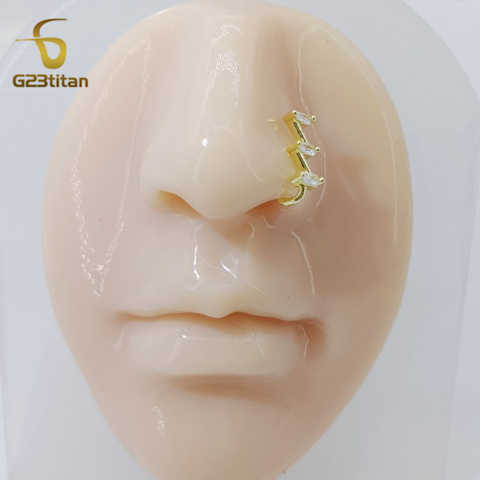 1pc Fake Nose Piercing Ring Wo - Helix Cartilage Ring avaliação e preço