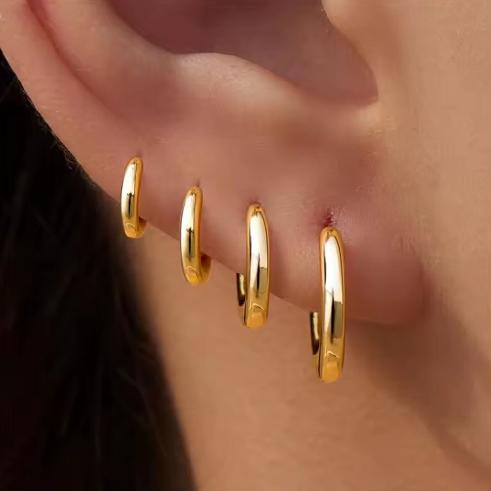 4Pairs/4Pcs Stainless Steel Ci - Helix Cartilage Ring avaliação e preço