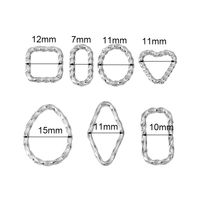 10pcs Stainless Steel Closed T - Daith Heart Ring avaliação e preço