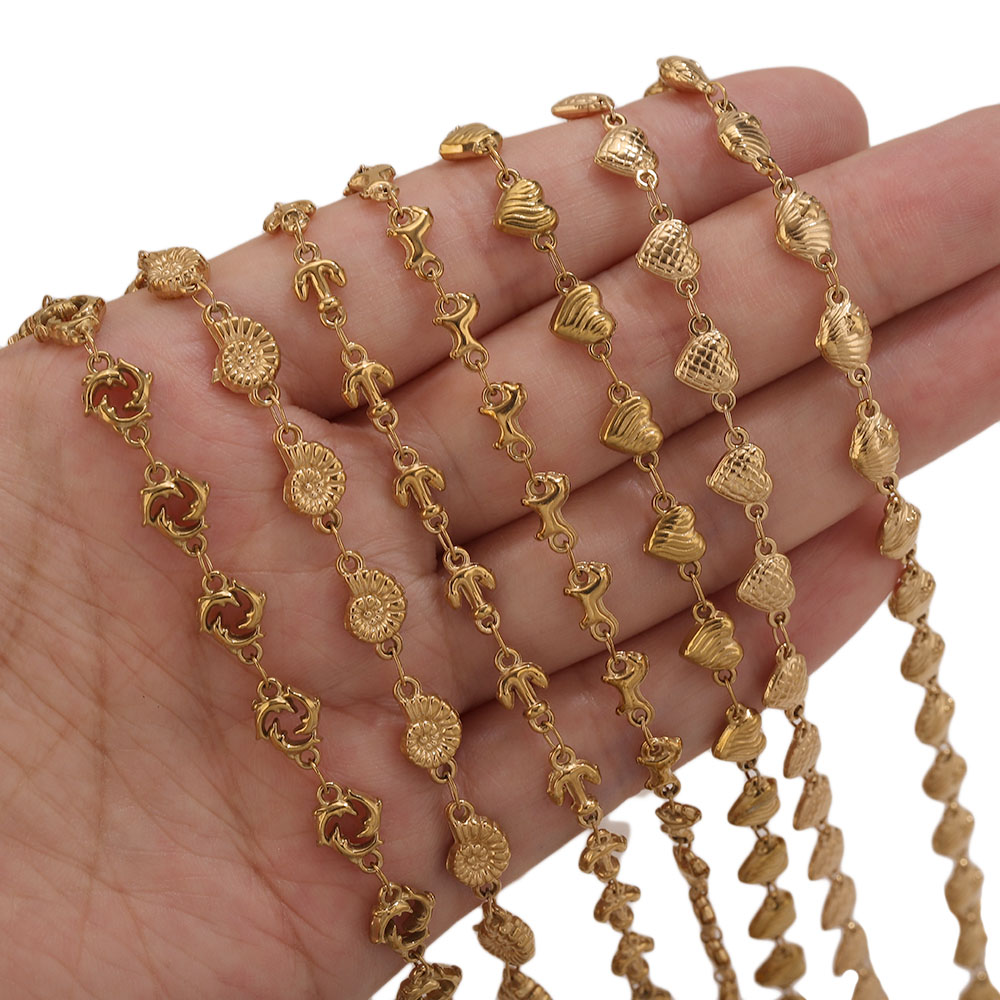 1M PVD Gold Stainless Steel He - Body Chain Jewelry avaliação e preço
