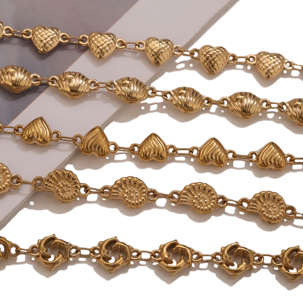 1M PVD Gold Stainless Steel He - Body Chain Jewelry avaliação e preço