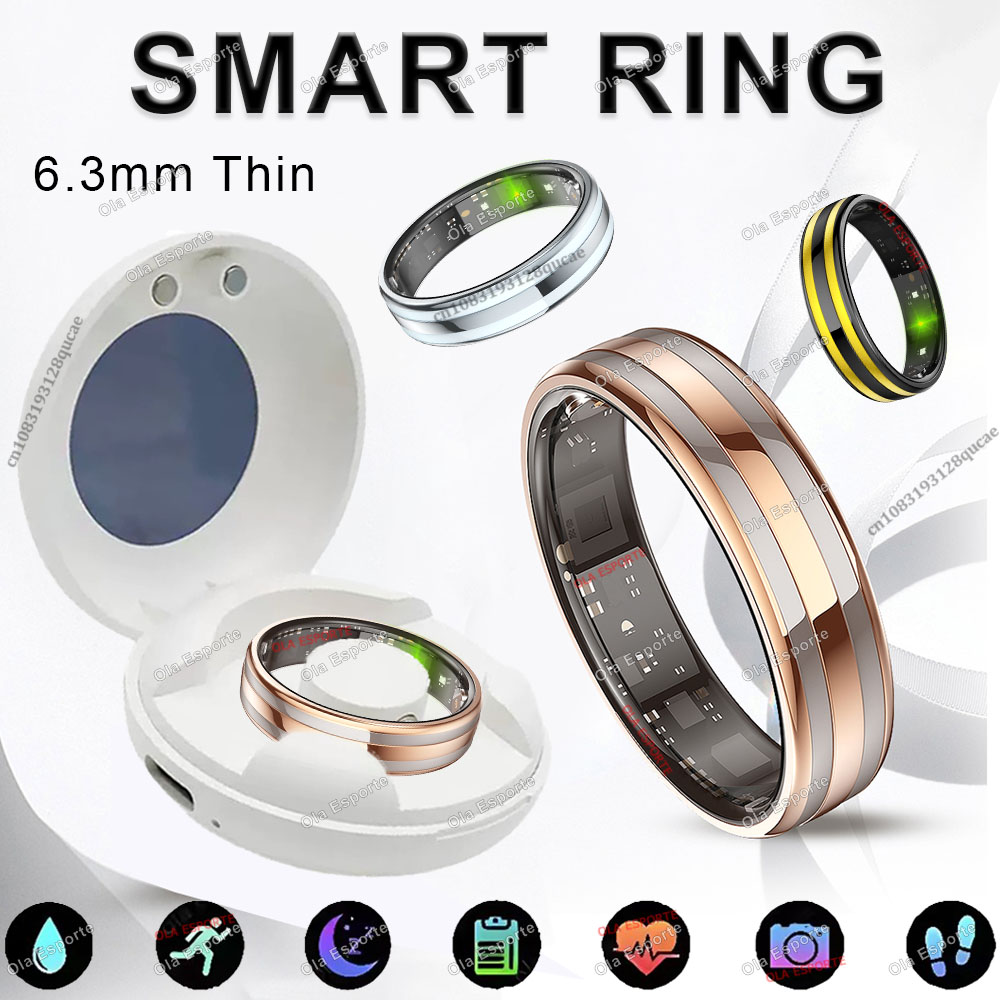 New Smart Ring Female Health T - Daith Heart Ring avaliação e preço