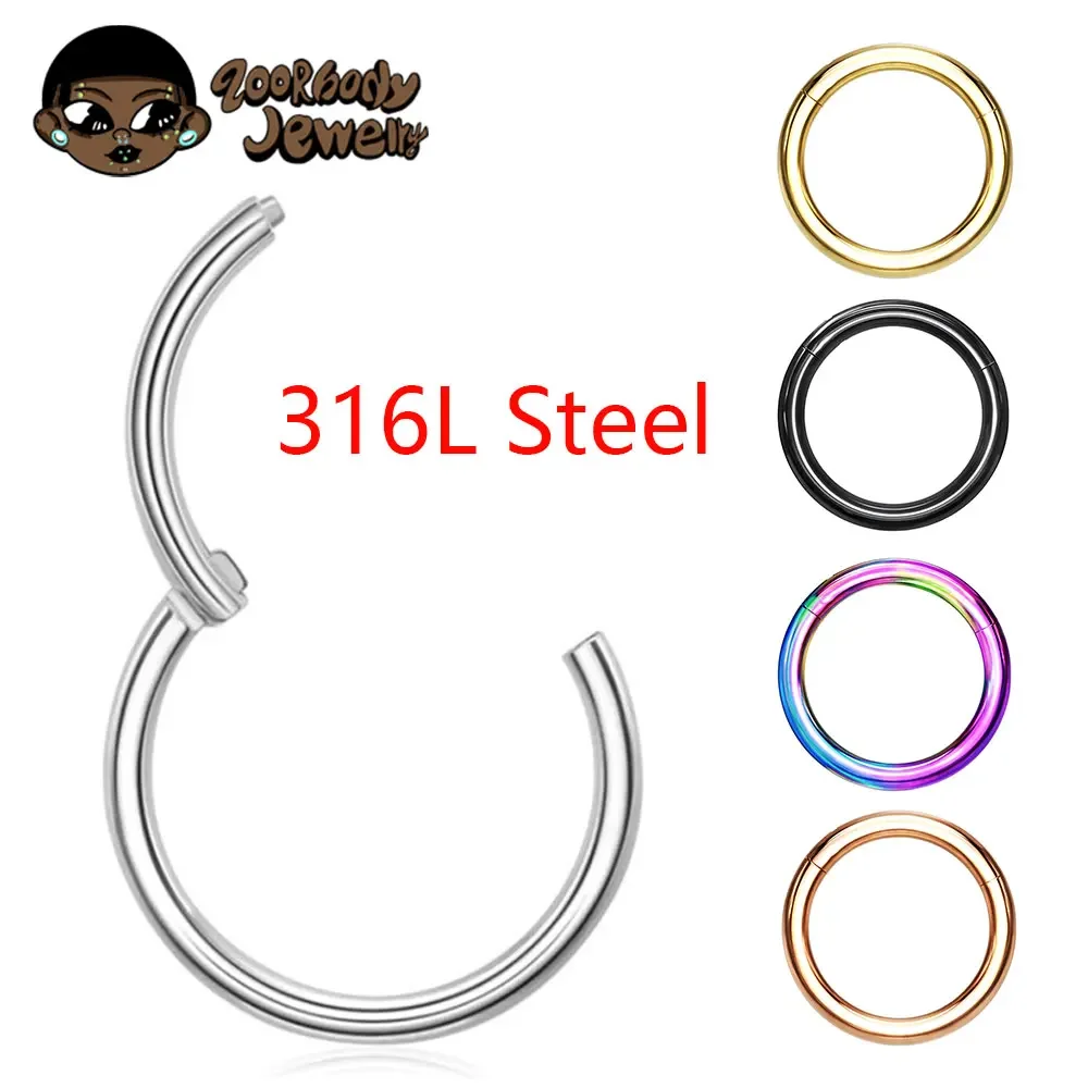 10Pcs 316L Stainless Steel Nos - Body Jewelry Quality avaliação e preço