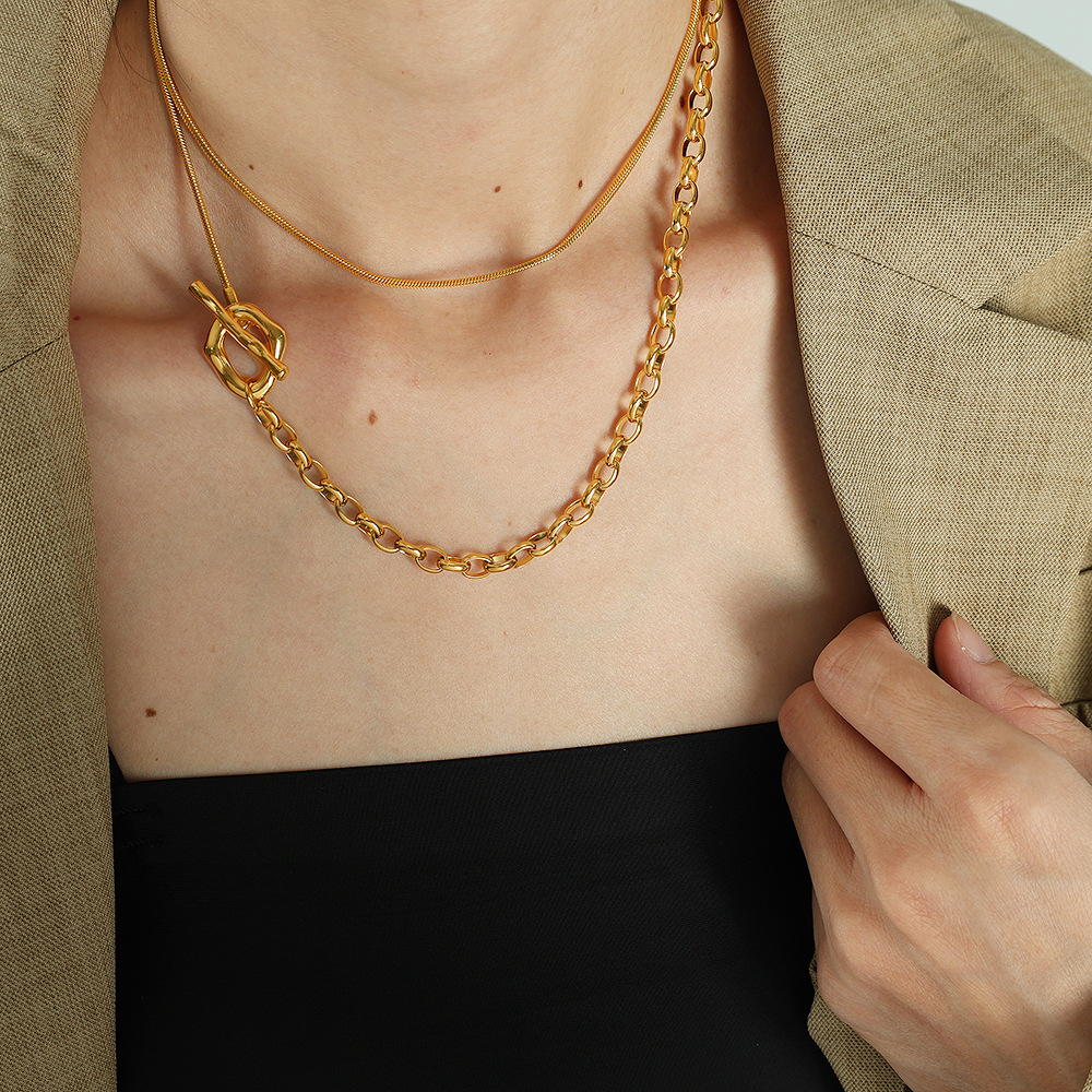2026 Trendy Layering Necklace  - Body Jewelry Urban avaliação e preço