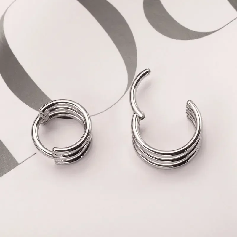 G23 Titanium Three Layer Hollo - Body Jewelry Quality avaliação e preço