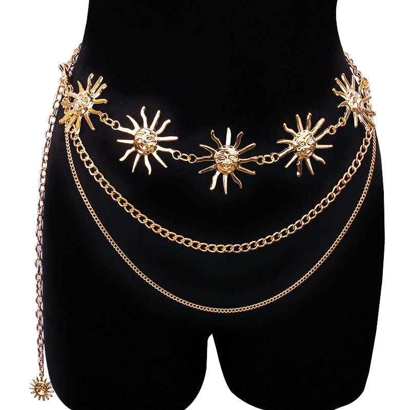 Chunky Multilayer Punk Gothic  - Body Chain Jewelry avaliação e preço