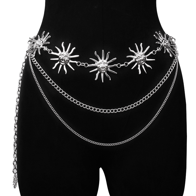 Chunky Multilayer Punk Gothic  - Body Chain Jewelry avaliação e preço