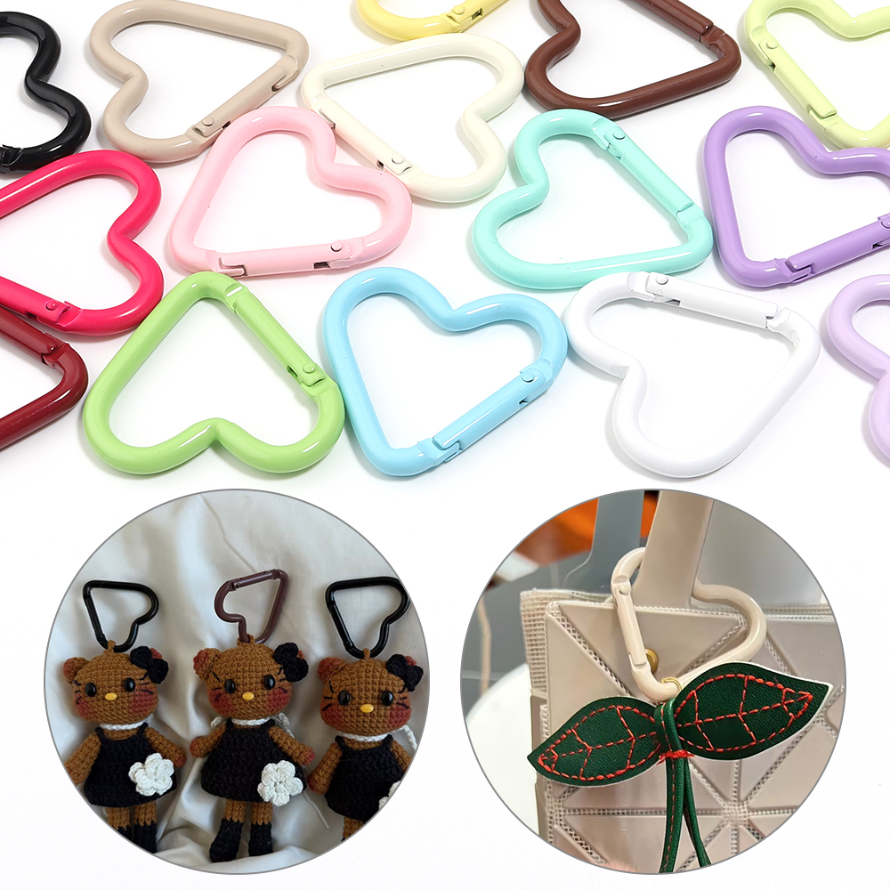 5pcs Colorful Heart-shaped Alu - Daith Heart Ring avaliação e preço