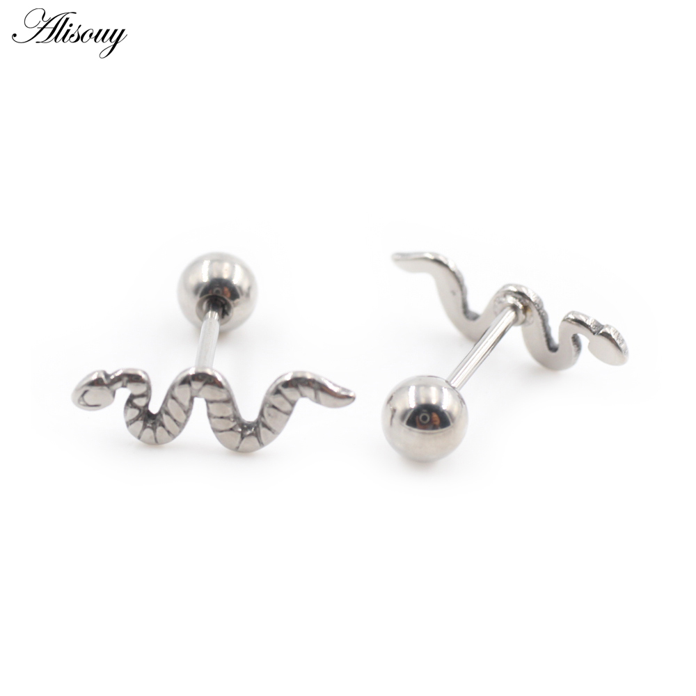 2PC Titanium Cross Spider Snak - Helix Cartilage Ring avaliação e preço