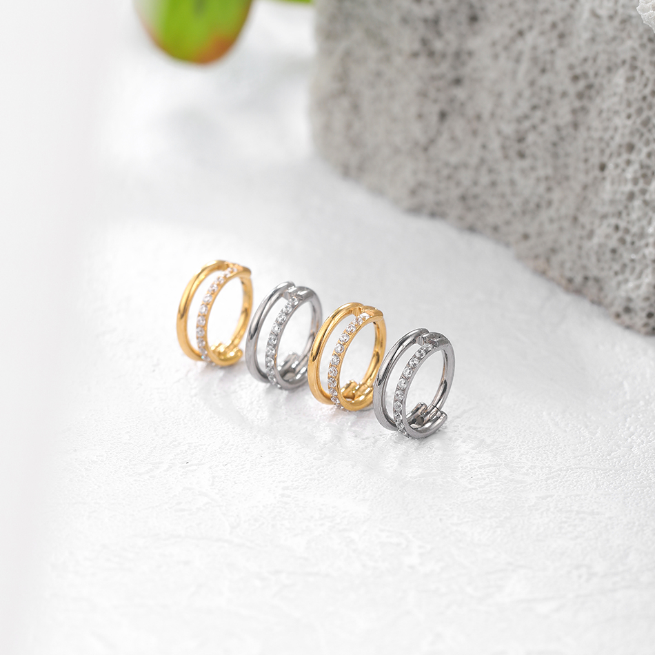 1pc Titanium Cartilage Hoop Ea - Helix Cartilage Ring avaliação e preço