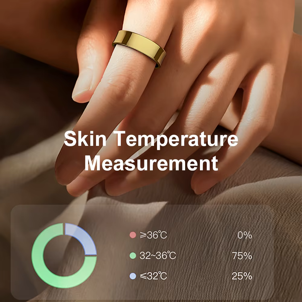 R09 Smart Ring Men Women with  - Daith Heart Ring avaliação e preço