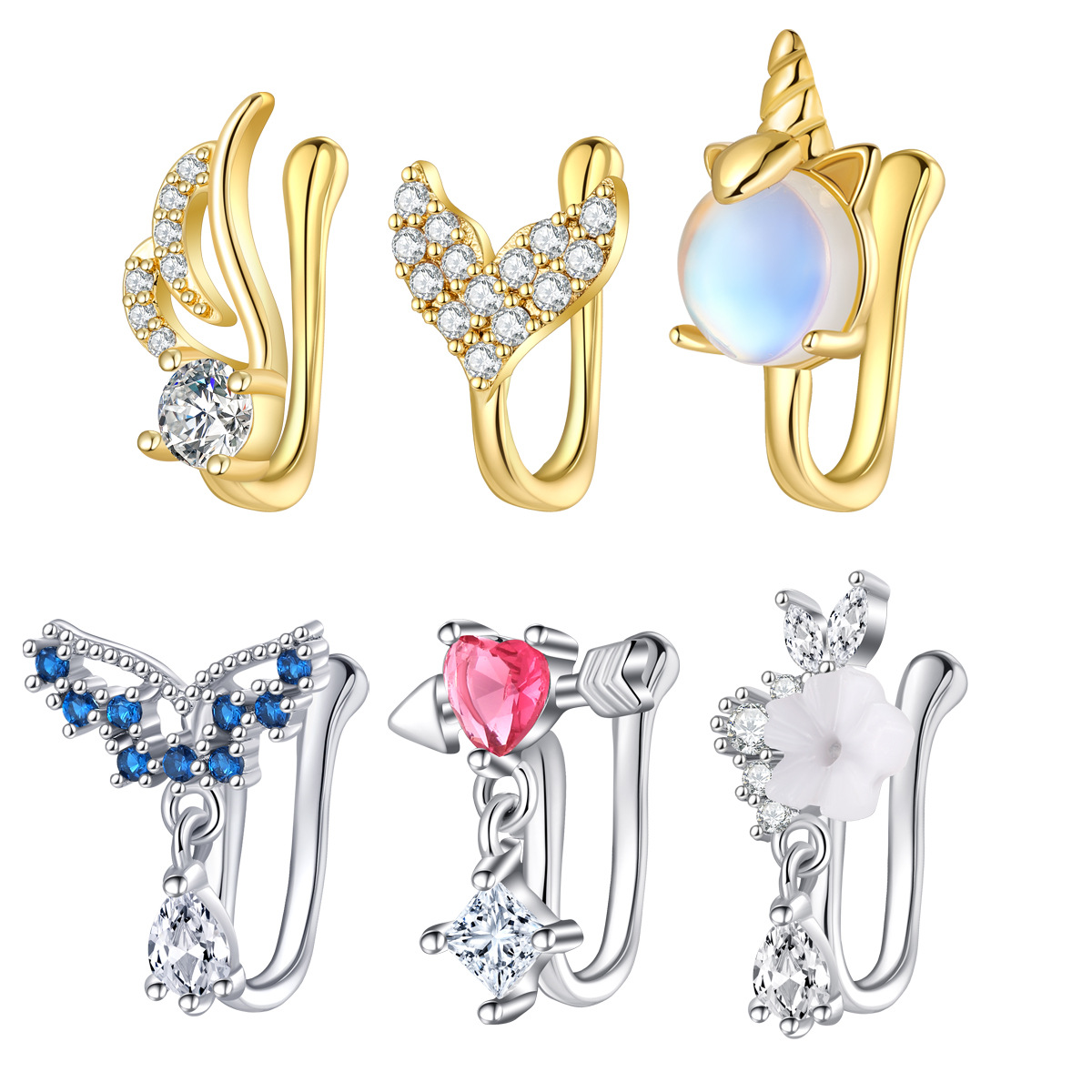 Fake Nose Piercing Jewelry Hig - Body Jewelry Quality avaliação e preço