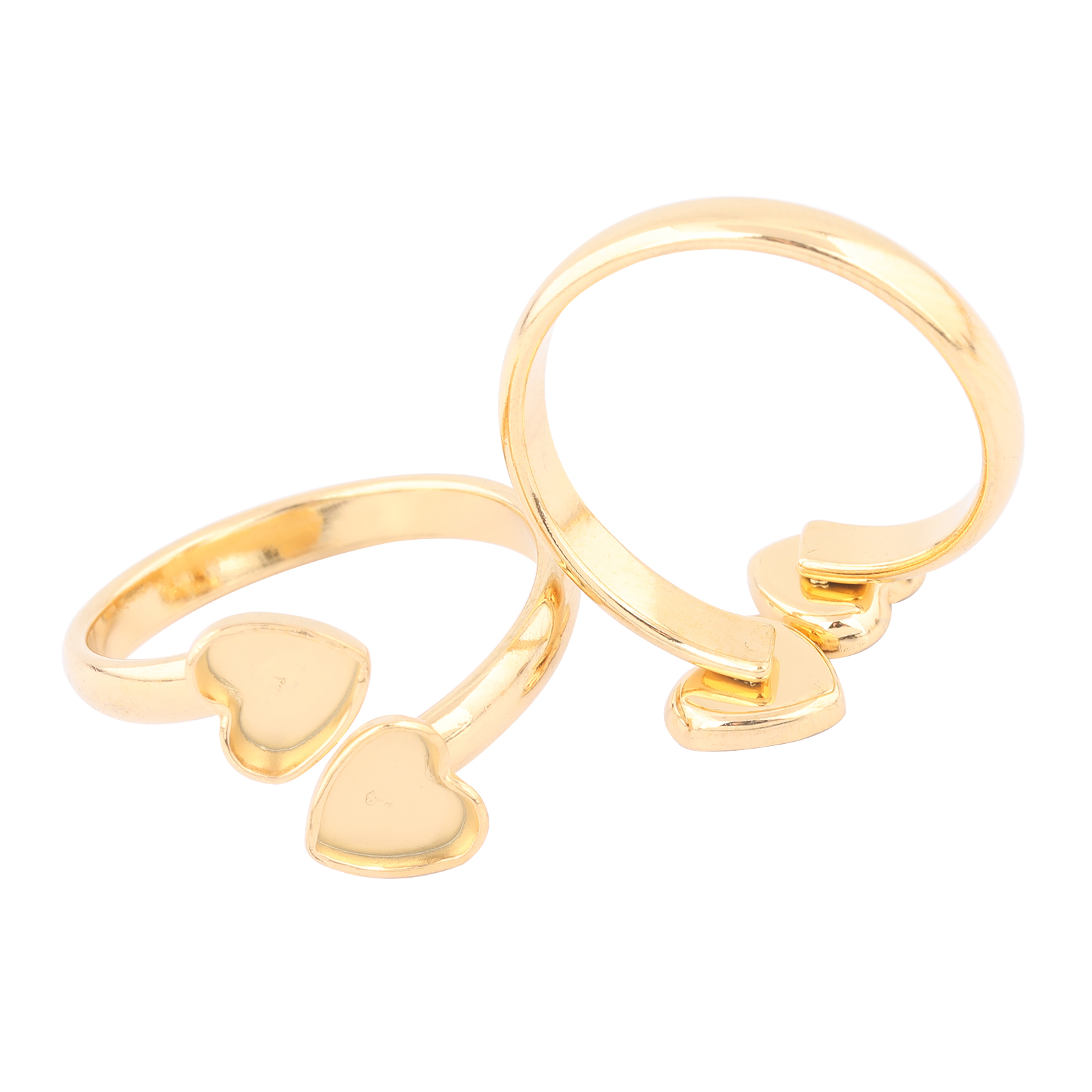 10pcs Stainless Steel Gold Pla - Daith Heart Ring avaliação e preço