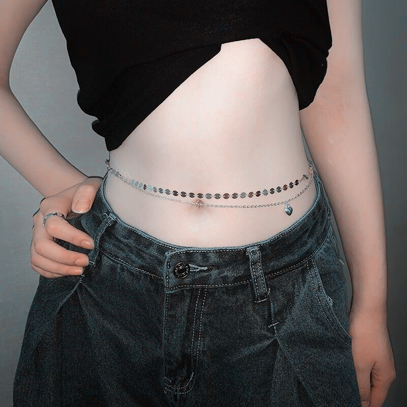 Fashion Simple Double Layer Be - Body Chain Jewelry avaliação e preço