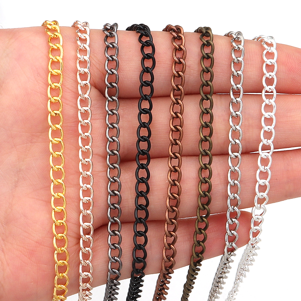 10yards/roll Flat 2-6mm Extens - Body Chain Jewelry avaliação e preço