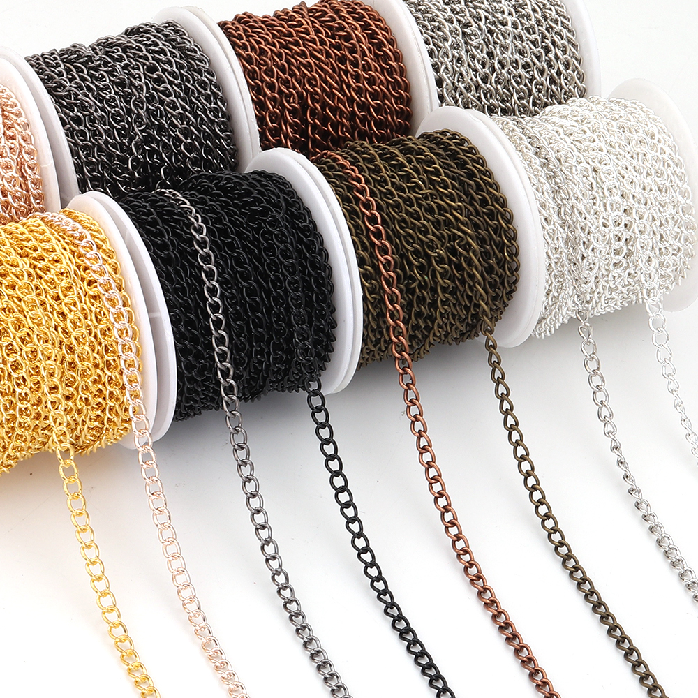 10yards/roll Flat 2-6mm Extens - Body Chain Jewelry avaliação e preço
