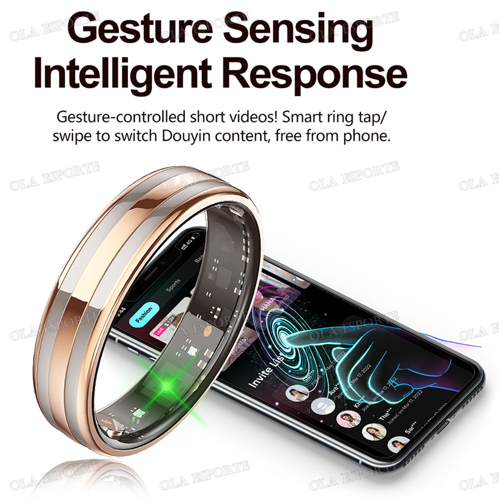 Gesture Sensing Smart Ring Hea - Daith Heart Ring avaliação e preço