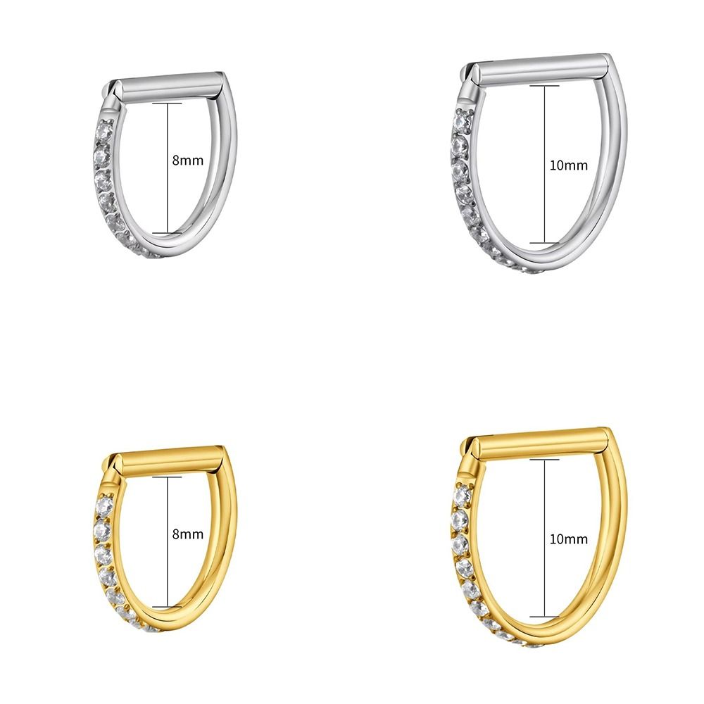 ASTM F136 Titanium Septum Ring - Helix Cartilage Ring avaliação e preço